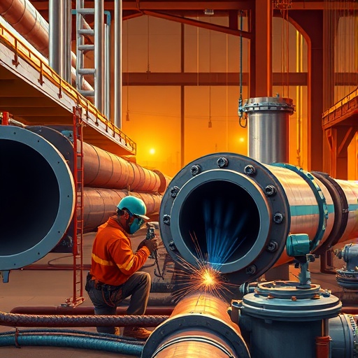 welding inspection girth weld welding pipeline girth friction stir welding